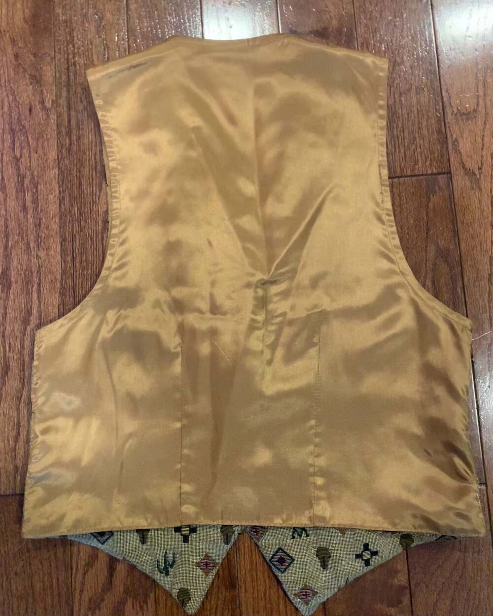 Rough Rider Western Vest Men’s L Brown Southwestern Cowboy Ranch Vintage Style - Picture 7 of 7